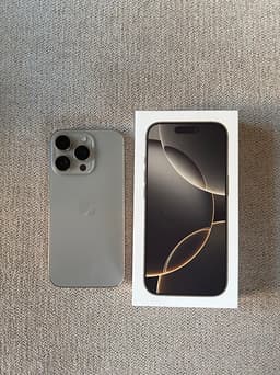 Iphone 16 PRO 128gb Natural Titanium - mkt fint skick