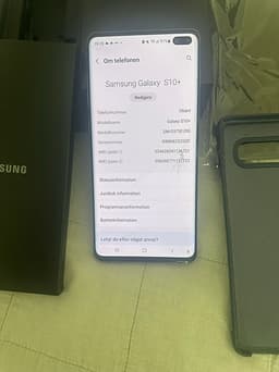 Samsung Galaxy S10+ mobil 128 GB svart