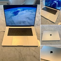 MacBook Pro 16” M3 Pro – 18 GB RAM, 512 GB SSD – 100% batteri
