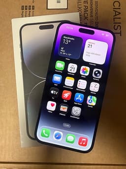 iPhone 14 Pro Max 256 GB svart olåst
