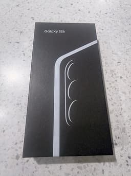Samsung Galaxy S26 smartphone 256 GB svart