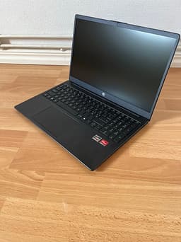 Ryzen 5 HP laptop 15 tum svart