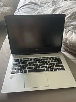 Acer laptop 14 tum silver