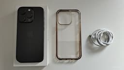 iPhone 15 Pro, Black Titanium, 128 GB