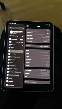 Ipad pro 11-inch (M4) WI-FI 2TB