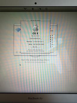 Apple MacBook Air laptop silver