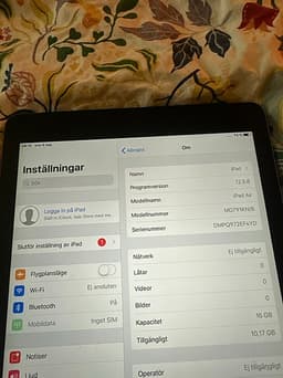 Apple iPad Air surfplatta 16 GB grå