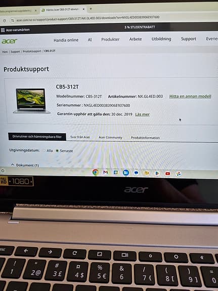 Acer Chromebook 13"
