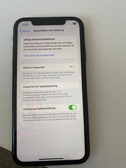 Apple iPhone 11 mobil 64 GB svart