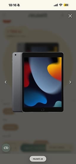 Apple iPad surfplatta