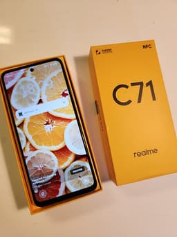Oanvänd realme C71 med Android 16 – 128GB