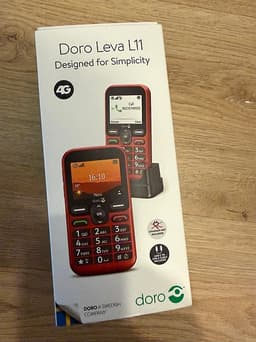 Doro Leva L11 – endast startad, komplett i förpackning