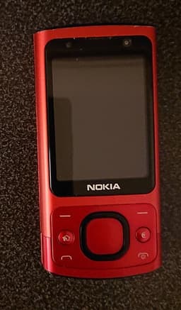 SAMLARE ! NOKIA 6700 SLIDE RÖD med Original NOKIA Laddare och Batteri