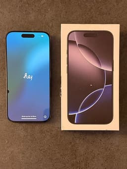 Iphone 16 pro Titanium black