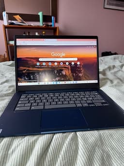 Lenovo Chromebook laptop blå