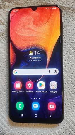 Samsung Galaxy A-serien mobil 128 GB svart