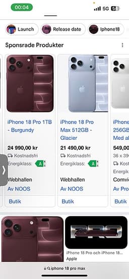 iPhone 18 PRO Max 512gb (kvitto)