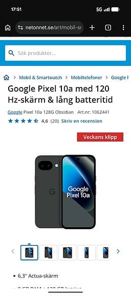 Google Pixel 10a