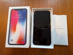 iPhone X svart 256 GB