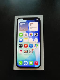 Apple iPhone 12 64 GB svart
