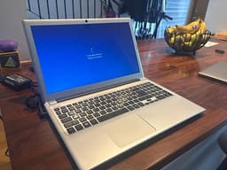 Acer Aspire laptop 15 tum silver med DVD-läsare