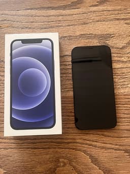 Apple iPhone 12 64 GB svart