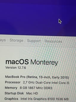 MacBook 13 Sen 2015