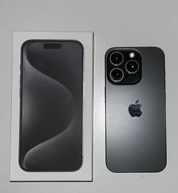 Apple iPhone 15 Pro mobil 128 GB svart + Apple Watch