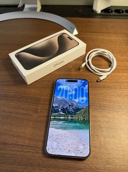 iPhone 15 Pro Max 512 GB – Naturlig titan