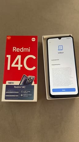 Xiaomi Redmi 14C mobil 128 GB blå