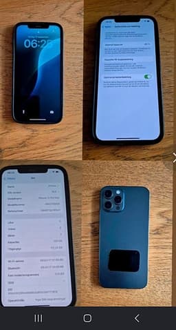 Apple iPhone 12 Pro mobil 128 GB blå