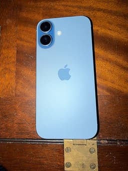 Apple iPhone 17  256 GB blå mobil