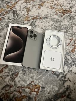 Apple iPhone 15 Pro Max smartphone 256 GB silver