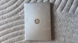HP laptop silver