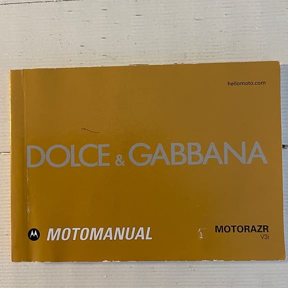 Motorola Razr V3i D&G
