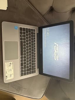 Asus laptop 14 tum silver