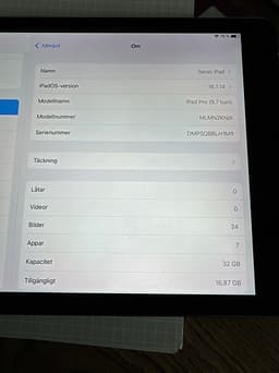 Apple iPad Pro surfplatta 32 GB