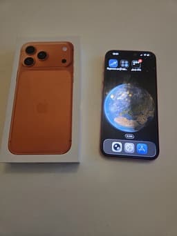 Apple iPhone 17 mobiltelefon orange