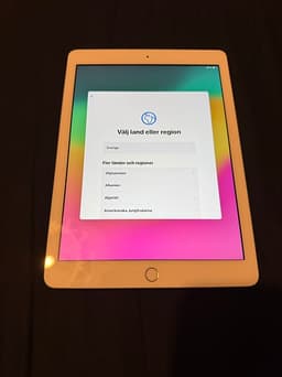 Apple iPad 6e gen 32 GB silver/vit