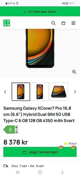 Samsung Galaxy XCover 7 Pro 5G Enterprise Edition 6/128GB