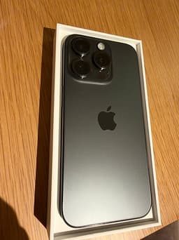 Apple iPhone 15 Pro 256 GB svart