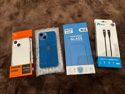 iPhone 13 mini  Batteri 100% skärmskydd och nya tillbehör
