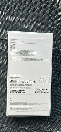 Apple iPhone 17 Pro Max 256 GB blå ring på 073-53-29-593
