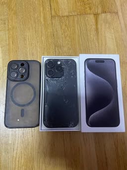 Apple iPhone 15 Pro 128 GB svart