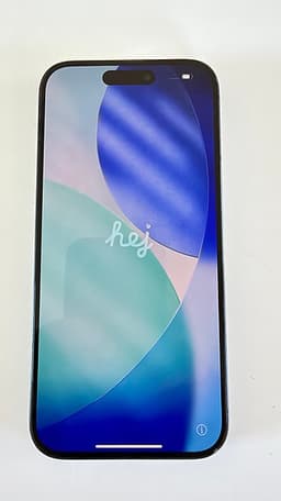 Apple iPhone 15 Pro 128 GB svart