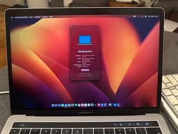 MacBookPro 13" med Touch Bar 16GB RAM,  512 GB SSD