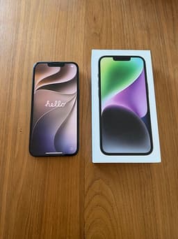 Apple iPhone 14 128 GB svart