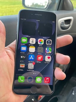 Apple iPhone SE (2-3 gen) smartphone svart