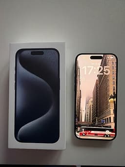 iPhone 15 Pro 128 GB – Blue Titanium – mycket fint skick
