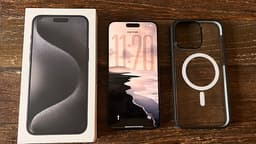 Apple iPhone 15 Pro Max 256 GB svart